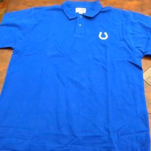 NWT Vintage Starter Pro Line Indianapolis Colts NFL Polo Shirt XLarge Men's Blue